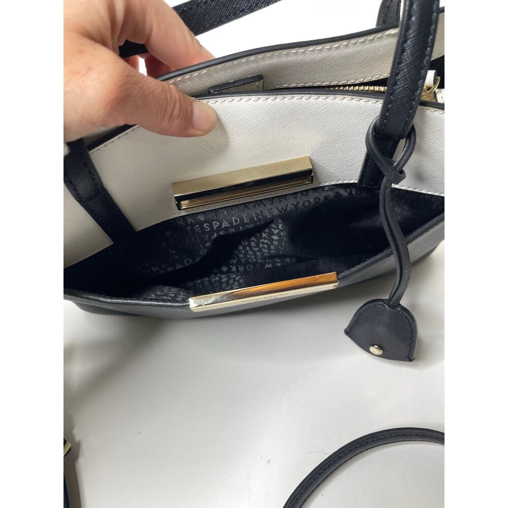 Kate Spade Zuri Handbag Black White - Picture 10 of 10